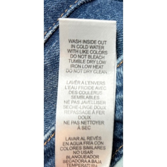 Good American Womens Good Curves Straight Button Fly Jeans Split Hem Size 20 - Picture 11 of 11